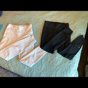 2 pairs of Lululemon leggings, size 4.